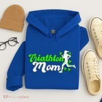 Triathlon Mom For Triathletes Mother Cute Gift Hoodie thumb 4