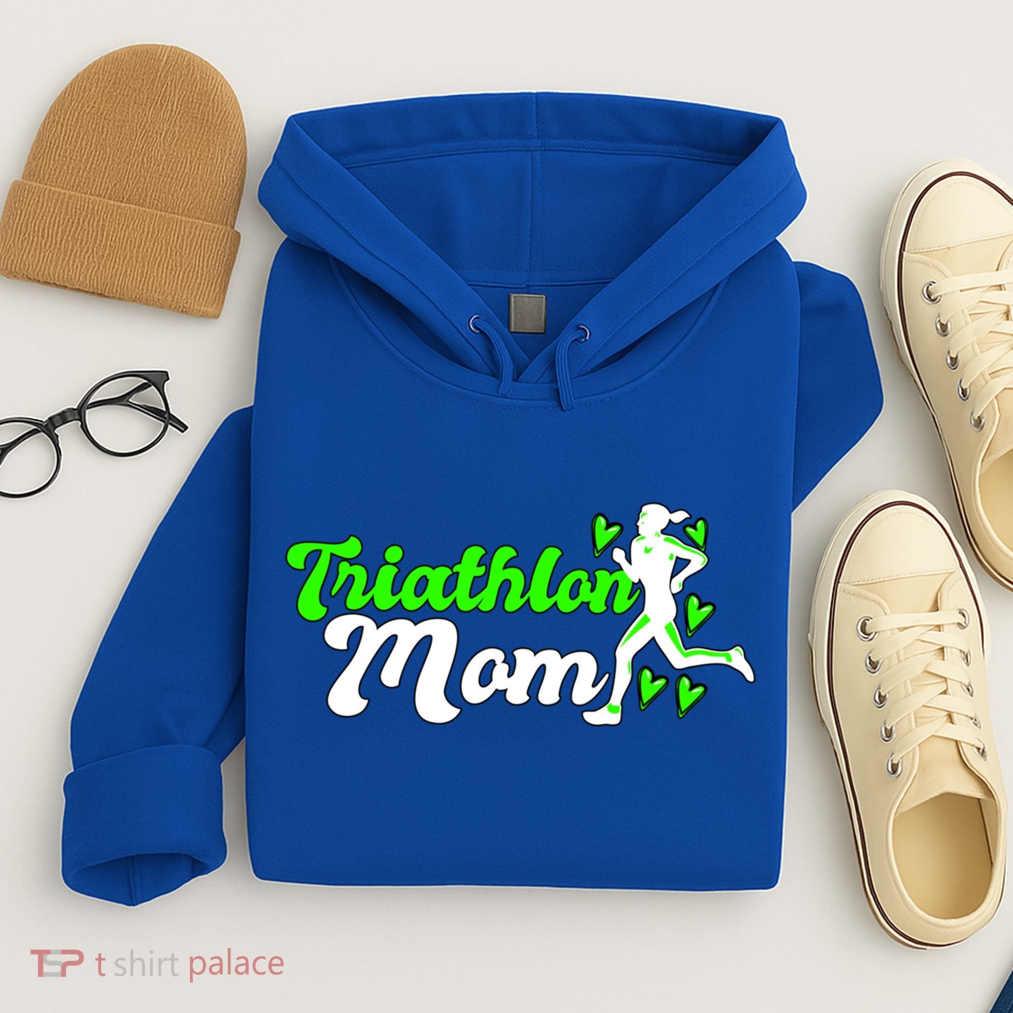 Triathlon Mom For Triathletes Mother Cute Gift Hoodie