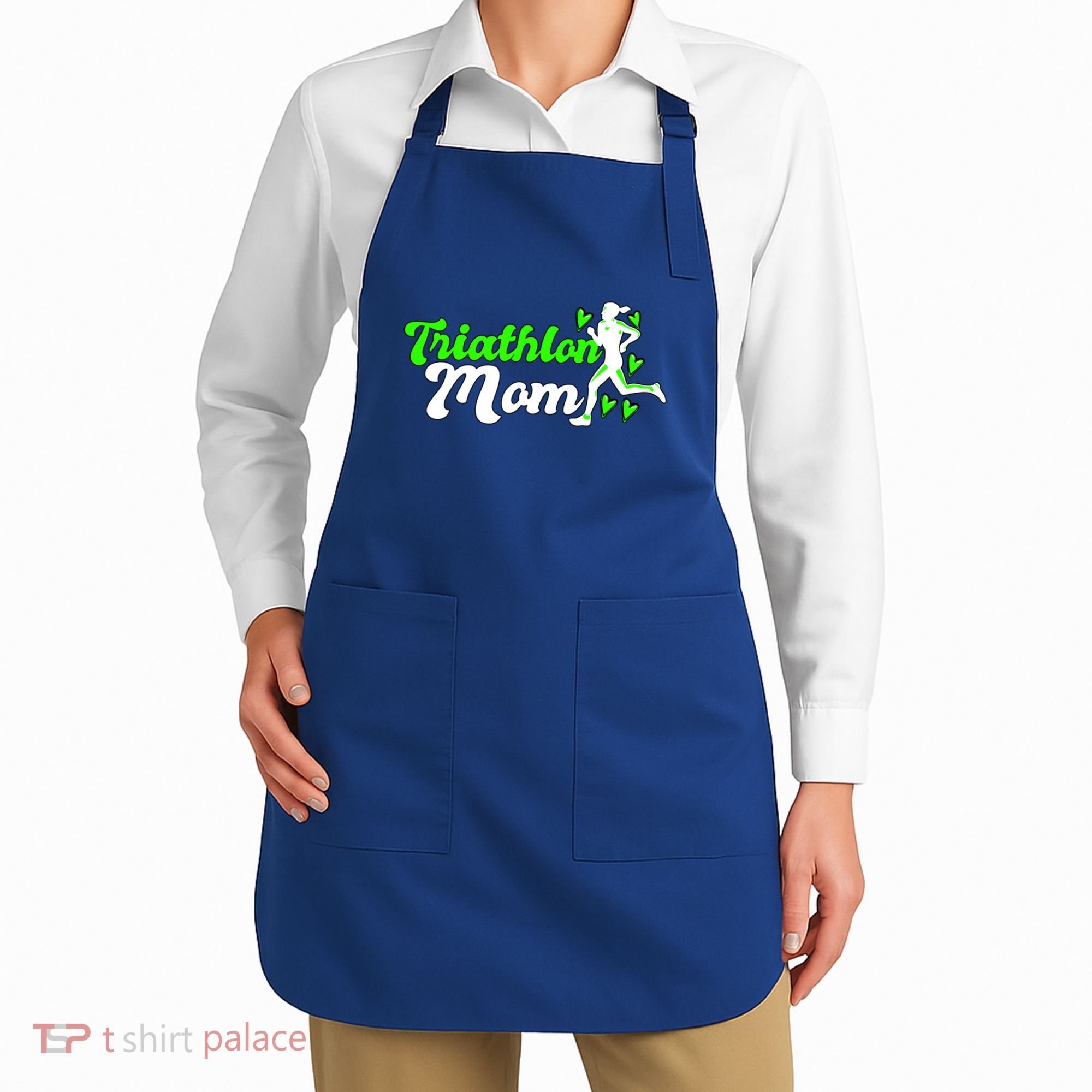 Triathlon Mom For Triathletes Mother Cute Gift Apron