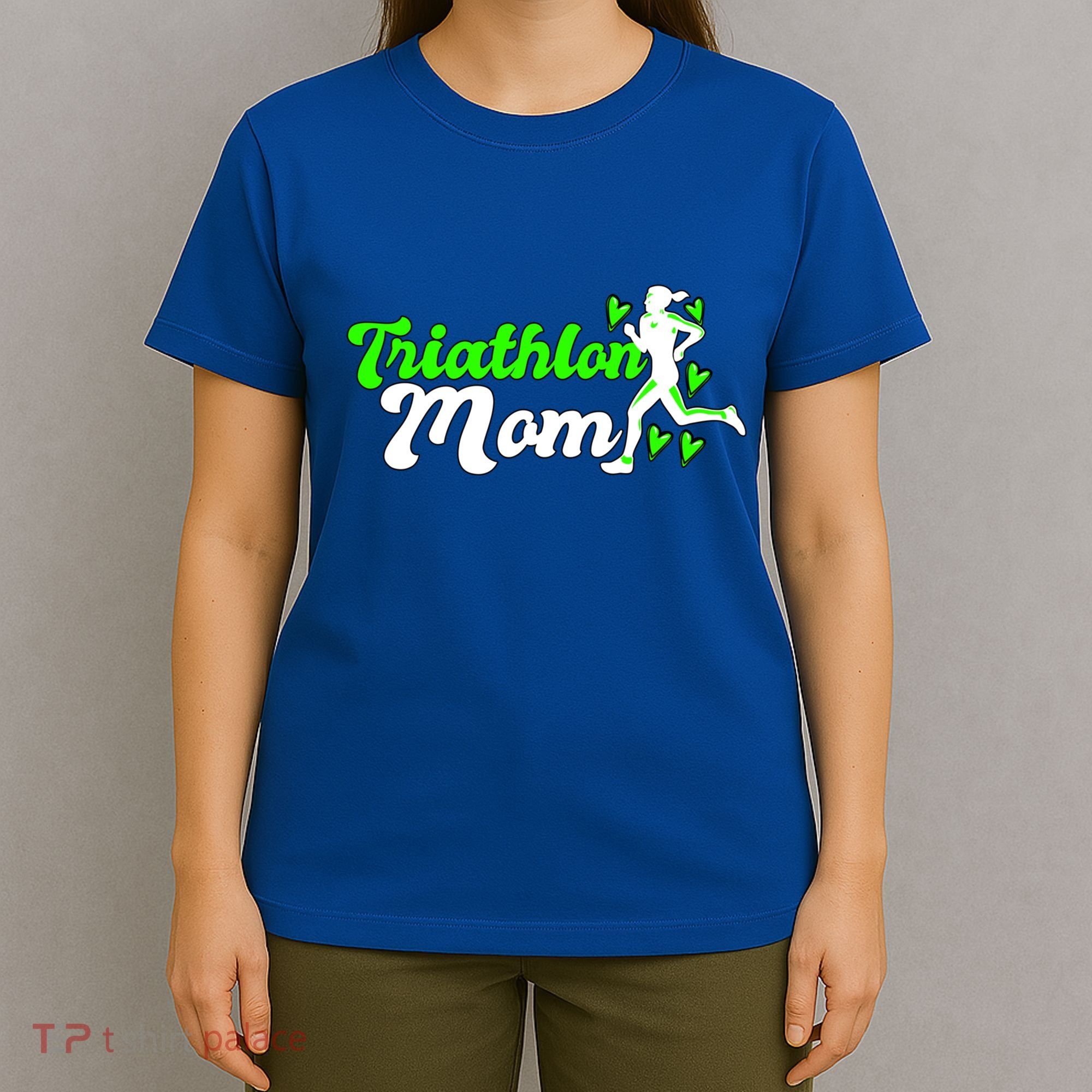 Triathlon Mom For Triathletes Mother Cute Gift T-Shirt