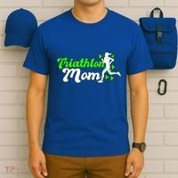 Triathlon Mom For Triathletes Mother Cute Gift T-Shirt thumb 6