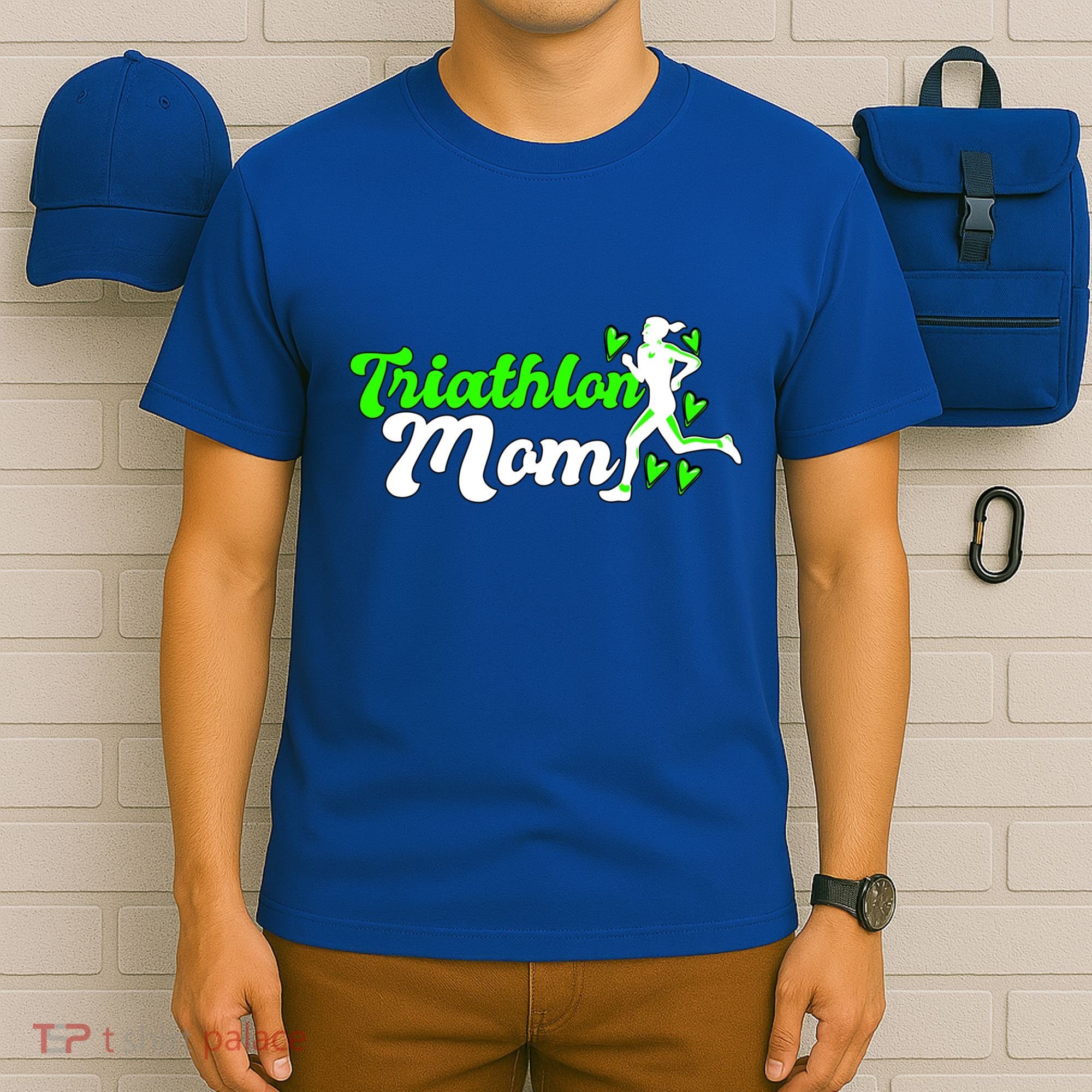 Triathlon Mom For Triathletes Mother Cute Gift T-Shirt