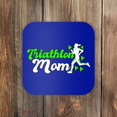 Triathlon Mom For Triathletes Mother Cute Gift Coaster