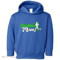 Triathlon Mom For Triathletes Mother Cute Gift Toddler Hoodie thumb 0