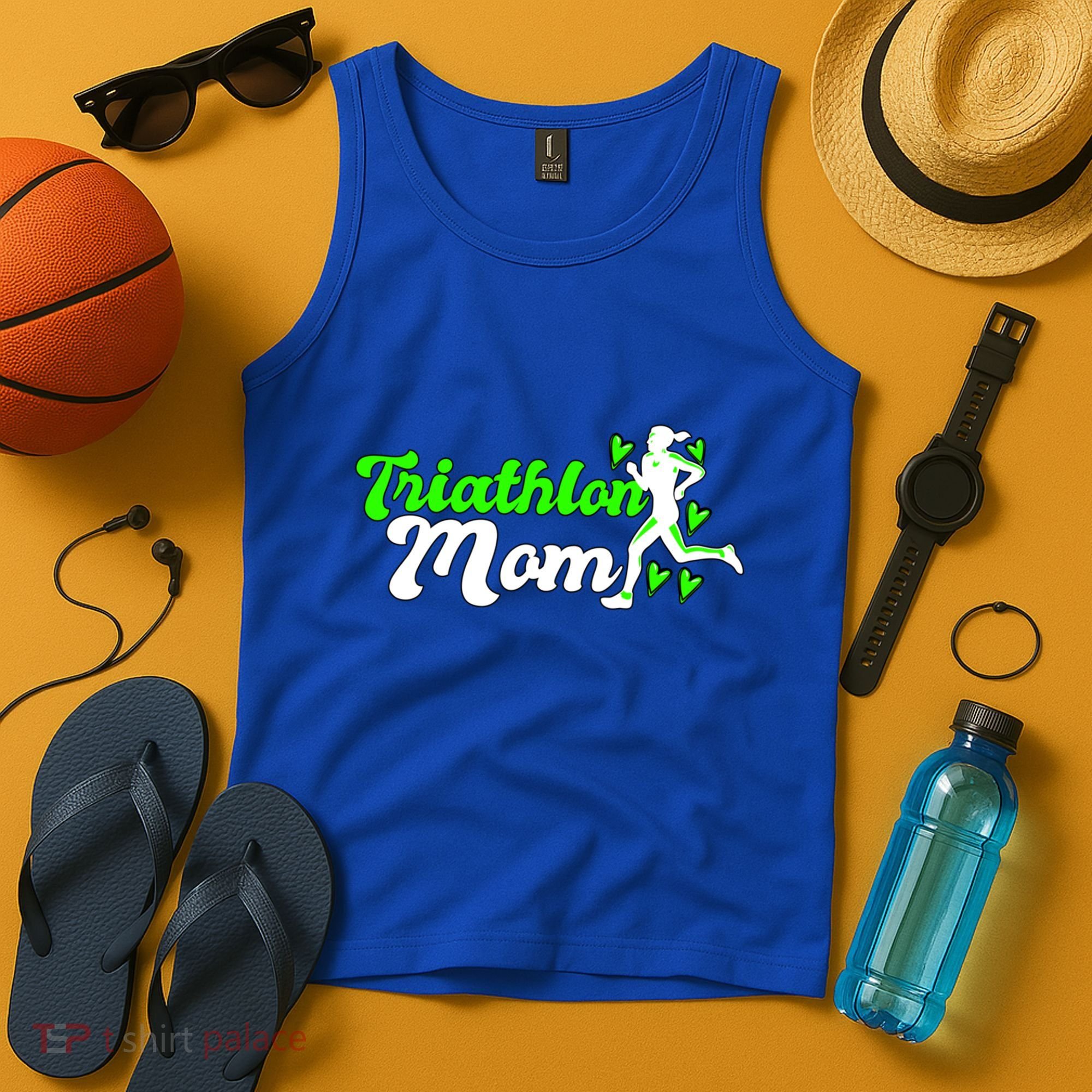 Triathlon Mom For Triathletes Mother Cute Gift Tank Top