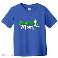Triathlon Mom For Triathletes Mother Cute Gift Toddler T-Shirt thumb 0