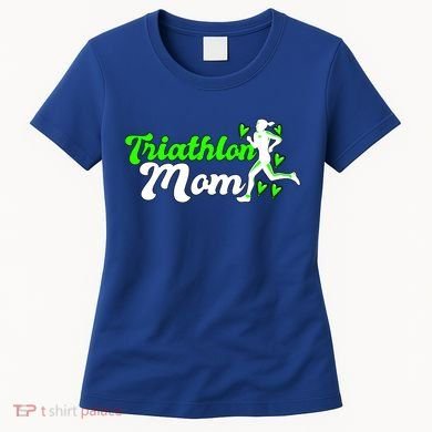 Triathlon Mom For Triathletes Mother Cute Gift Women's T-Shirt