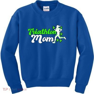 Triathlon Mom For Triathletes Mother Cute Gift Kids Sweatshirt