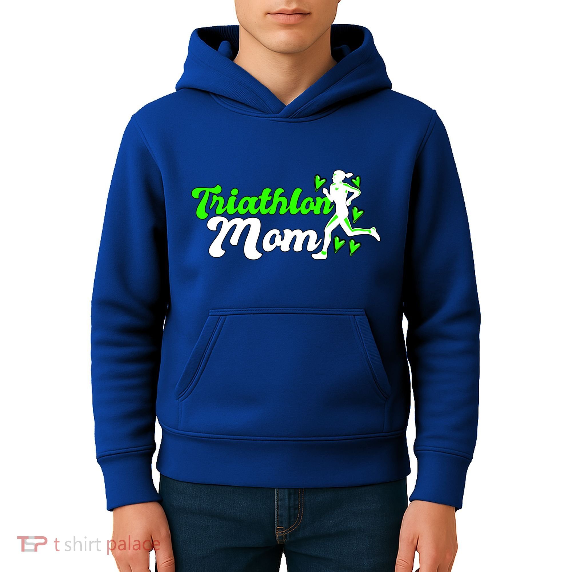 Triathlon Mom For Triathletes Mother Cute Gift Kids Hoodie