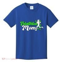 Triathlon Mom For Triathletes Mother Cute Gift Kids T-Shirt thumb 0