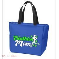 Triathlon Mom For Triathletes Mother Cute Gift Tote Bag thumb 3