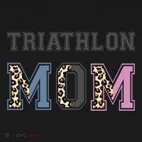 Triathlon Mom Funny Triathlete Swimming Cycling Running Meaningful Gift Pajama Set thumb 2
