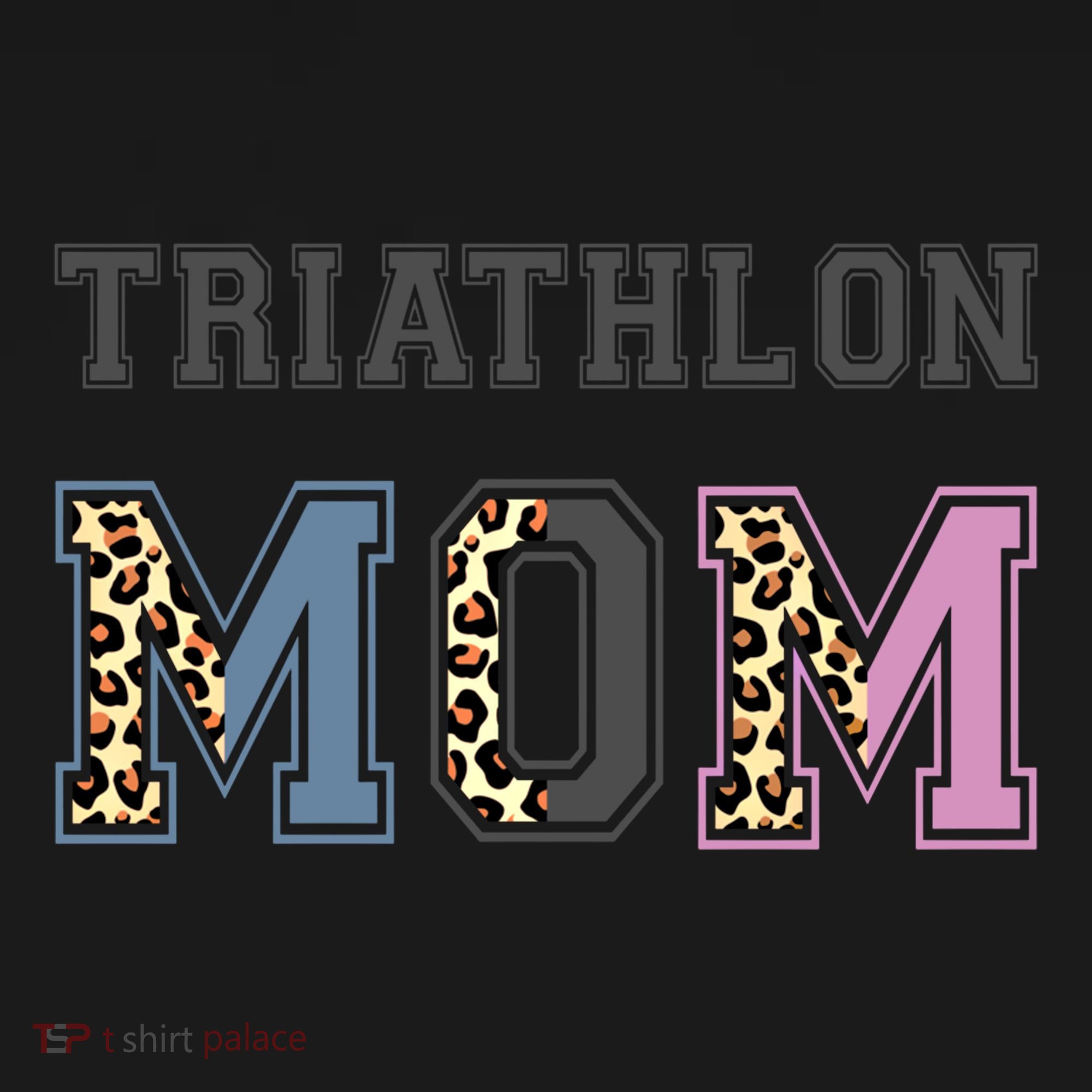 Triathlon Mom Funny Triathlete Swimming Cycling Running Meaningful Gift Pajama Set