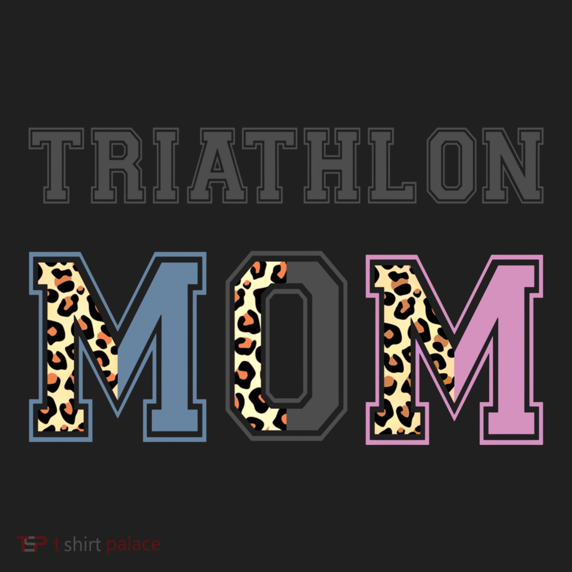 Triathlon Mom Funny Triathlete Swimming Cycling Running Meaningful Gift Hat