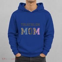 Triathlon Mom Funny Triathlete Swimming Cycling Running Meaningful Gift Hoodie thumb 0