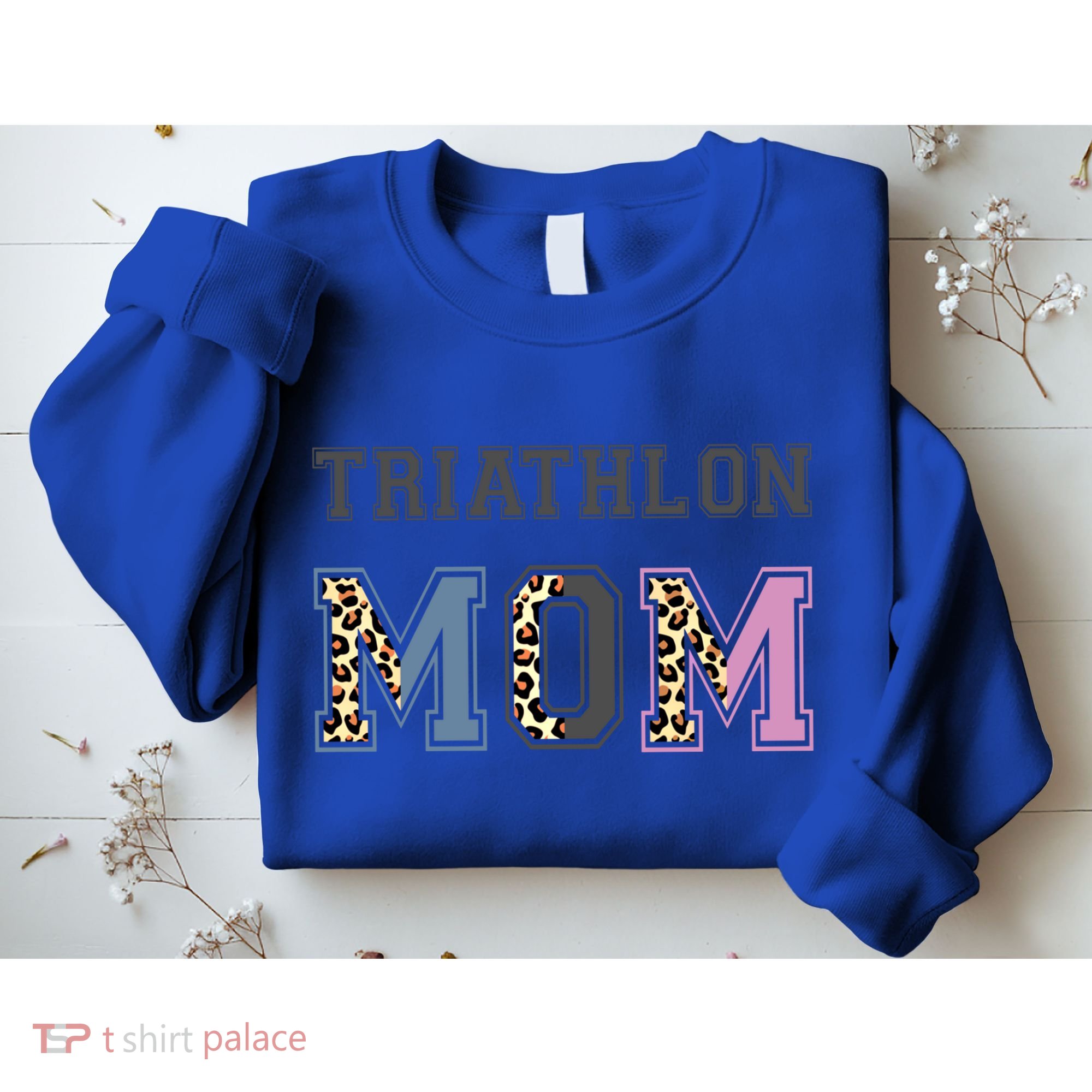 Triathlon Mom Funny Triathlete Swimming Cycling Running Meaningful Gift Sweatshirt