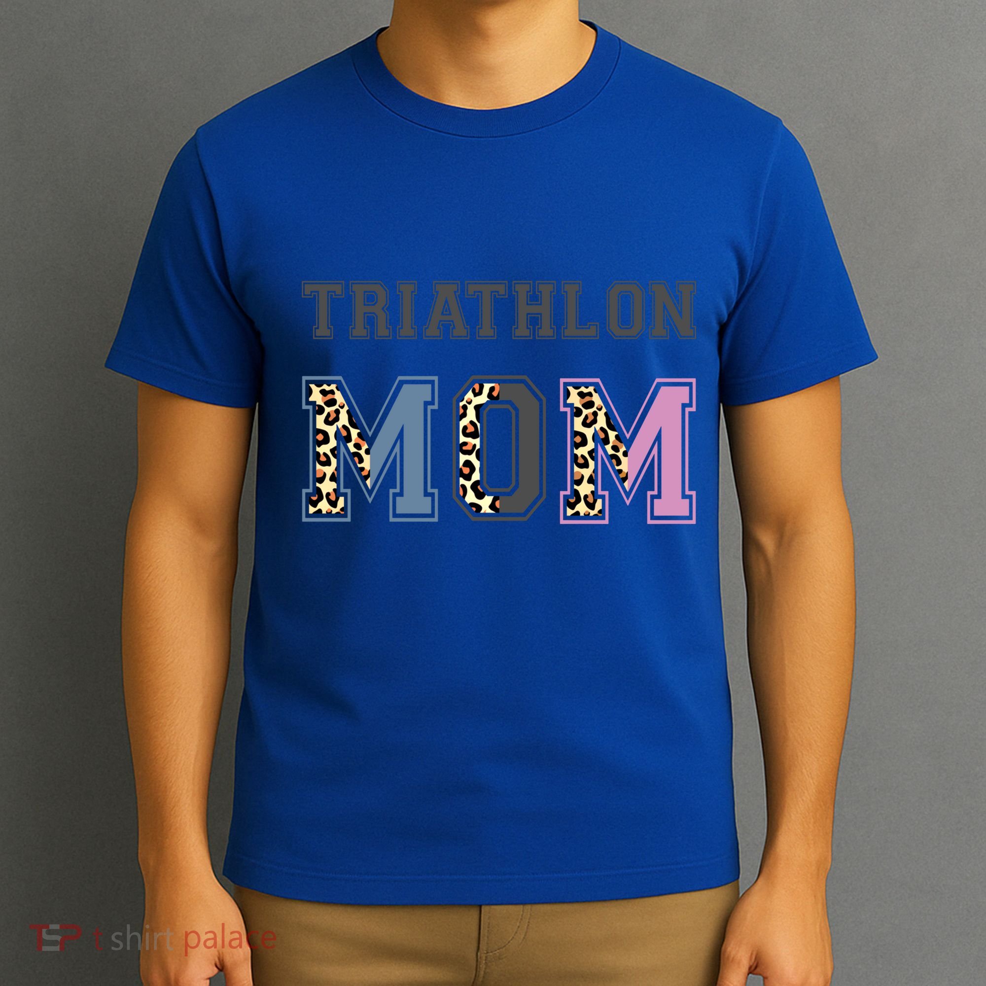 Triathlon Mom Funny Triathlete Swimming Cycling Running Meaningful Gift T-Shirt