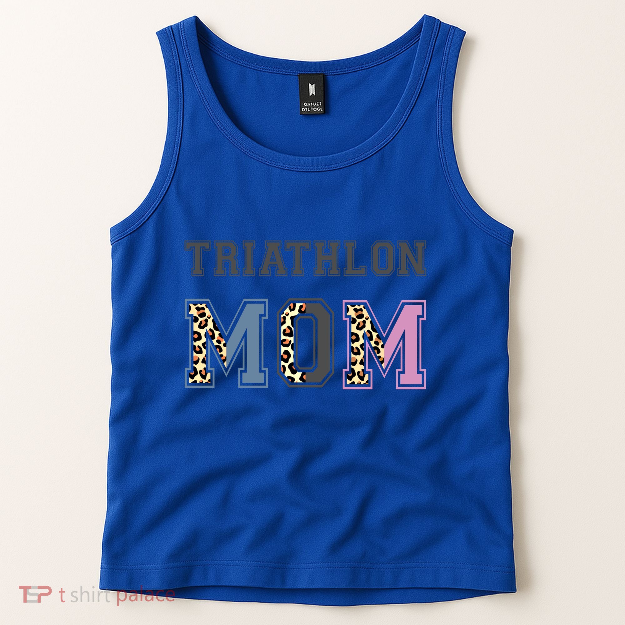 Triathlon Mom Funny Triathlete Swimming Cycling Running Meaningful Gift Tank Top