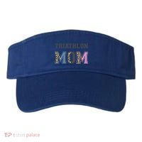 Triathlon Mom Funny Triathlete Swimming Cycling Running Meaningful Gift Visor thumb 0