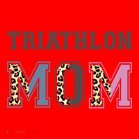 Triathlon Mom Funny Triathlete Swimming Cycling Running Meaningful Gift Santa Hat thumb 1