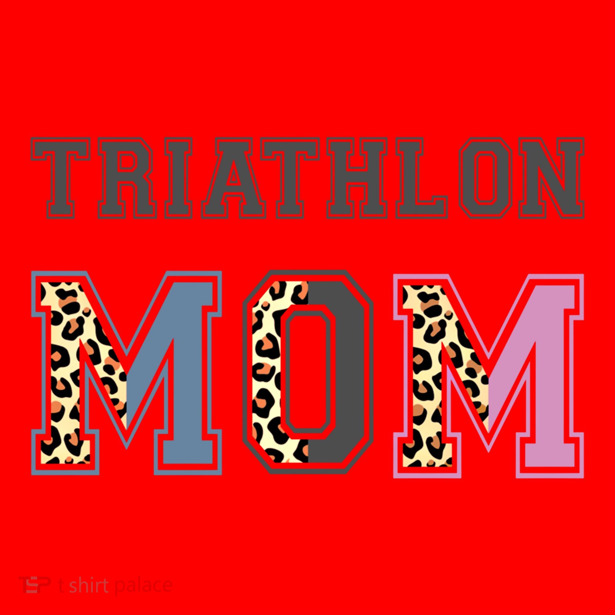 Triathlon Mom Funny Triathlete Swimming Cycling Running Meaningful Gift Santa Hat