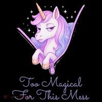 Too Magical For This Mess Funny Anti Social Unicorn Coffee Mug thumb 5