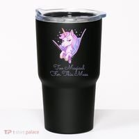 Too Magical For This Mess Funny Anti Social Unicorn Tumbler thumb 0