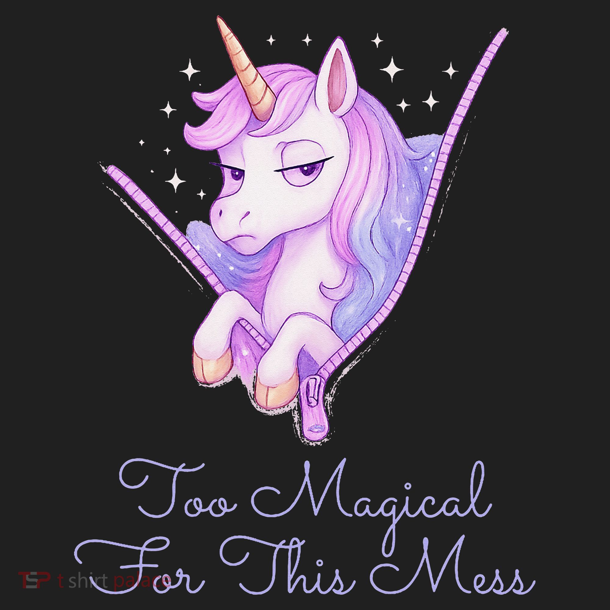 Too Magical For This Mess Funny Anti Social Unicorn Hat