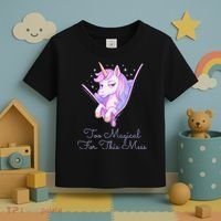 Too Magical For This Mess Funny Anti Social Unicorn Toddler T-Shirt thumb 3