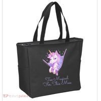 Too Magical For This Mess Funny Anti Social Unicorn Tote Bag thumb 2