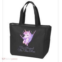 Too Magical For This Mess Funny Anti Social Unicorn Tote Bag thumb 3