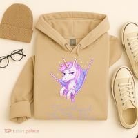 Too Magical For This Mess Funny Anti Social Unicorn Hoodie thumb 4