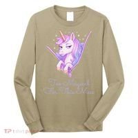 Too Magical For This Mess Funny Anti Social Unicorn Long Sleeve Shirt thumb 0