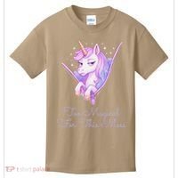 Too Magical For This Mess Funny Anti Social Unicorn Kids T-Shirt thumb 0