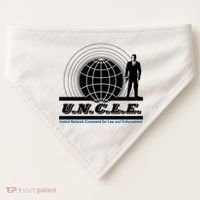 The Man From U.N.C.L.E Uncle Funny USA-Made Doggie Bandana thumb 0