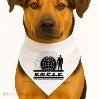 The Man From U.N.C.L.E Uncle Funny USA-Made Doggie Bandana thumb 1