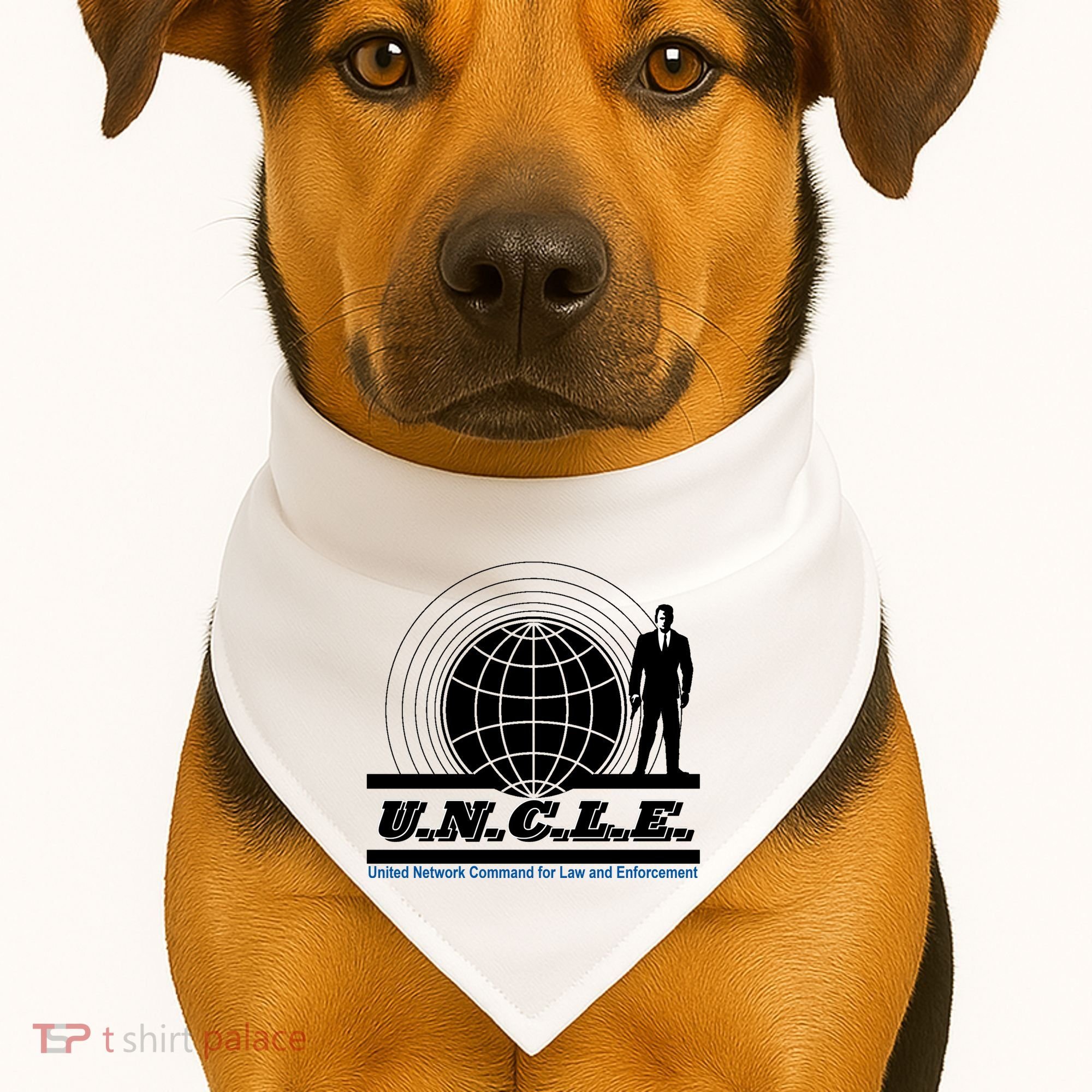 The Man From U.N.C.L.E Uncle Funny USA-Made Doggie Bandana