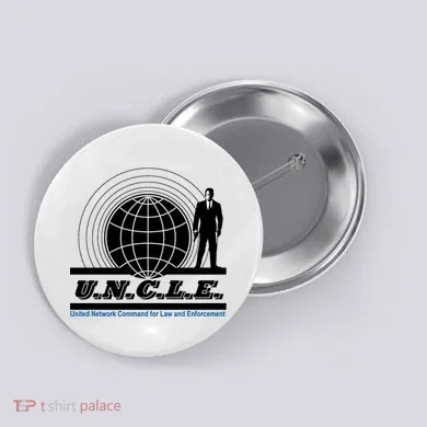 The Man From U.N.C.L.E Uncle Funny Button