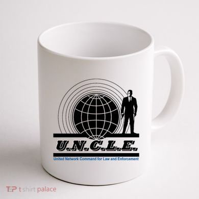 The Man From U.N.C.L.E Uncle Funny Coffee Mug back
