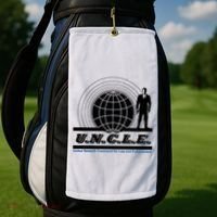 The Man From U.N.C.L.E Uncle Funny Golf Towel thumb 2