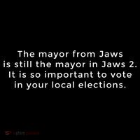 The Mayor From Jaws Is Still The Mayor In Jaws 2 Mousepad thumb 1
