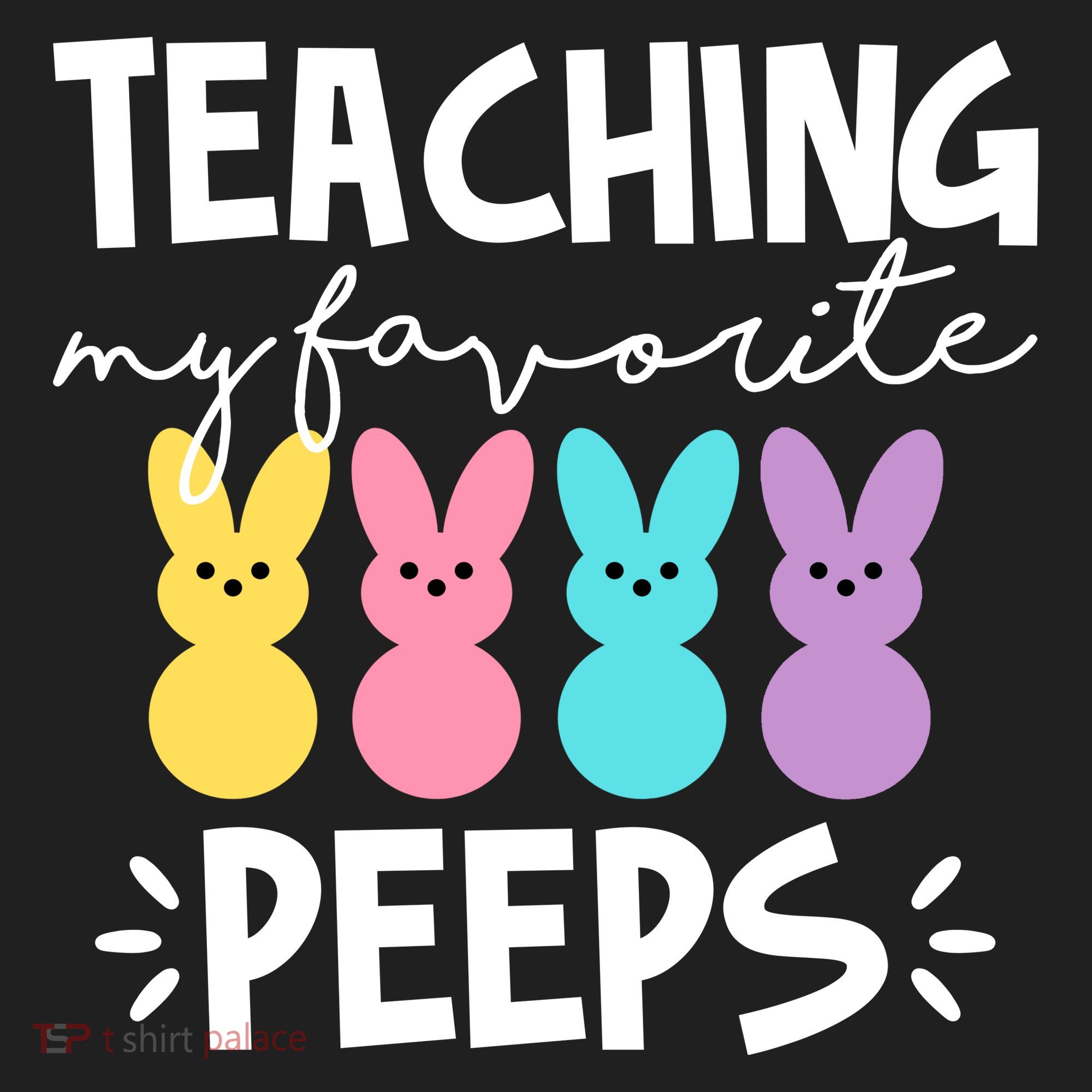 Teaching My Favorite Peeps Easter Teacher Cute Women's Sweatshirt