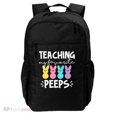 Teaching My Favorite Peeps Easter Teacher Cute Backpack