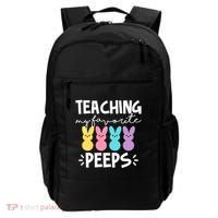 Teaching My Favorite Peeps Easter Teacher Cute Backpack thumb 0