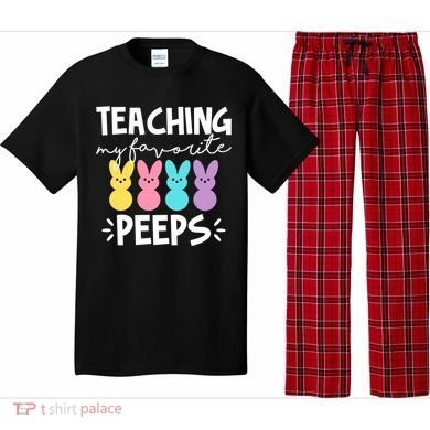 Teaching My Favorite Peeps Easter Teacher Cute Pajama Set