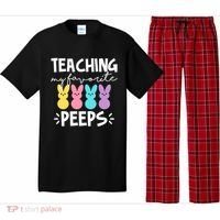 Teaching My Favorite Peeps Easter Teacher Cute Pajama Set thumb 0