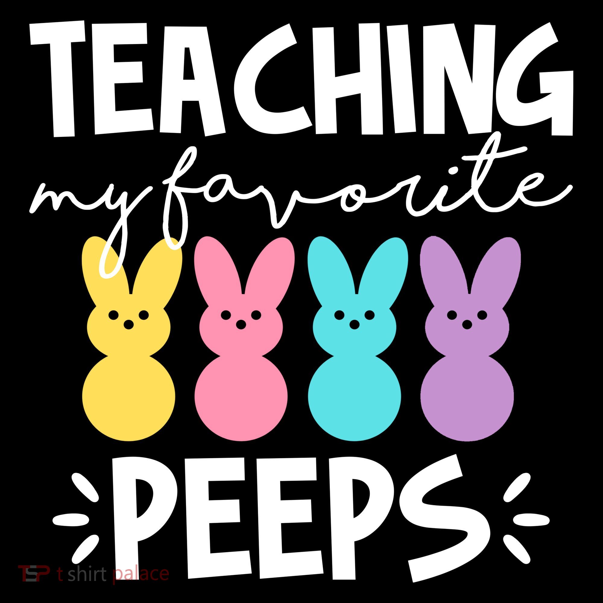 Teaching My Favorite Peeps Easter Teacher Cute Women's Hoodie