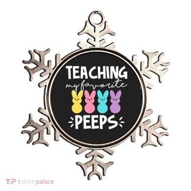 Teaching My Favorite Peeps Easter Teacher Cute Ornament
