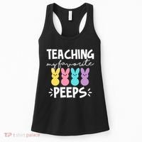 Teaching My Favorite Peeps Easter Teacher Cute Women's Tank Top thumb 0