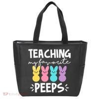Teaching My Favorite Peeps Easter Teacher Cute Tote Bag thumb 0